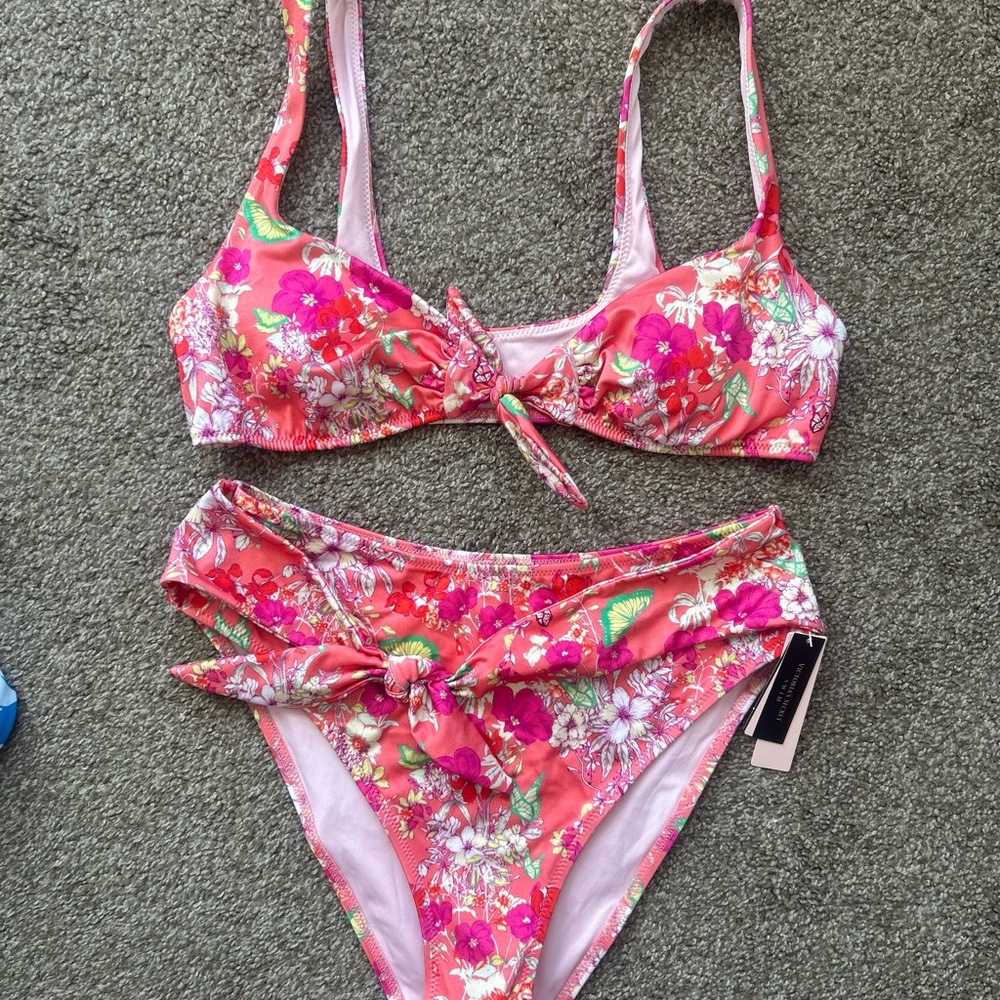 Victoria's Secret Pink Floral Bikini Bottom